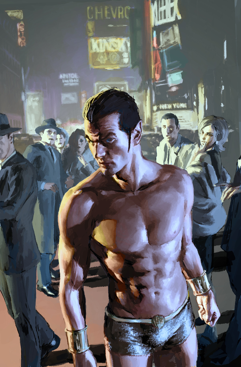 Illustration for article titled 10 Times When Comics And Movies Sexualized Male Superheroes
